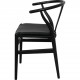 Sæt med 2 sorte Hans Wegner CH24 stole