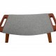Hans Wegner Bamse stol med skammel i gråt Hallingdal stof