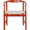 Hans Wegner orange PP203 chair