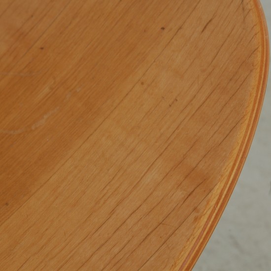 Hans Wegner CH07 Shell chair i natur læder