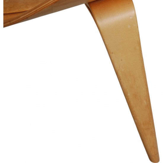 Hans Wegner CH07 Shell chair i natur læder