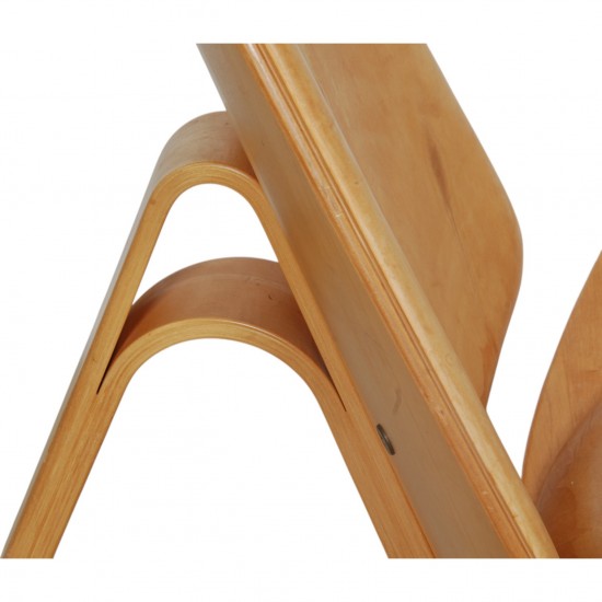 Hans Wegner CH07 Shell chair i natur læder