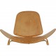 Hans Wegner CH07 Shell chair i natur læder