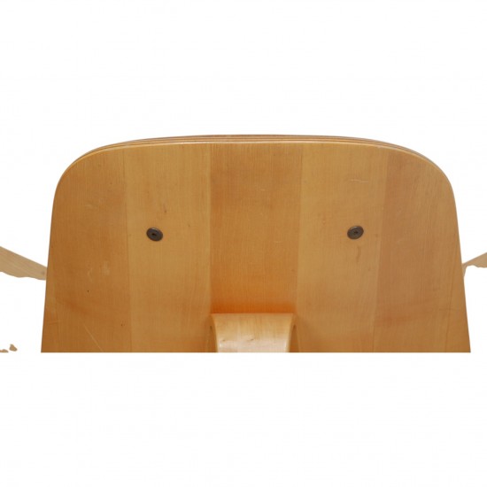 Hans Wegner CH07 Shell chair i natur læder