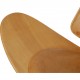 Hans Wegner CH07 Shell chair i natur læder
