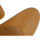 Hans Wegner CH07 Shell chair i natur læder