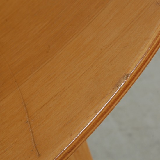 Hans Wegner CH07 Shell chair i natur læder