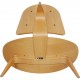 Hans Wegner CH07 Shell chair i natur læder
