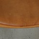 Hans Wegner CH07 Shell chair i natur læder