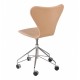 Arne Jacobsen Seven office chair 3117 with natural leather 