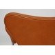 Arne Jacobsen syver kontorstol 3217 i cognac classic læder 