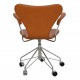 Arne Jacobsen syver kontorstol 3217 i cognac classic læder 