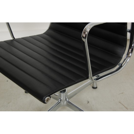 Charles Eames Ea-108 chair black leather, chrome 2008