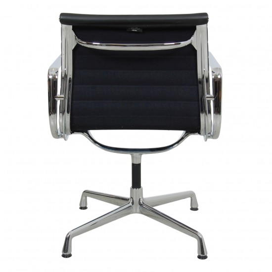 Charles Eames Ea-108 chair black leather, chrome 2008