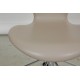 Arne Jacobsen Seven office chair 3117 with grey classic leather