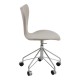 Arne Jacobsen Seven office chair 3117 with grey classic leather