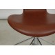 Arne Jacobsen Seven office chair 3117 with mokka classic leather