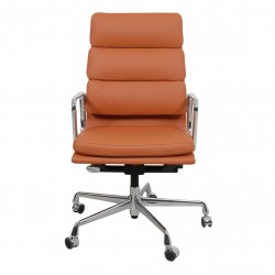  Charles Eames New Office chair, EA-219, cognac leather 
