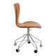 Arne Jacobsen Seven office chair 3117 with cognac classic leather 