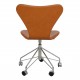 Arne Jacobsen Seven office chair 3117 with cognac classic leather 