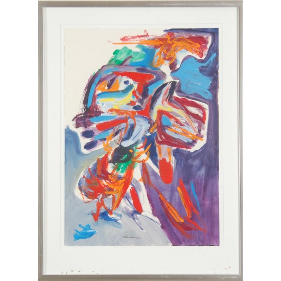 Finn Pedersen Akryl på Papir.