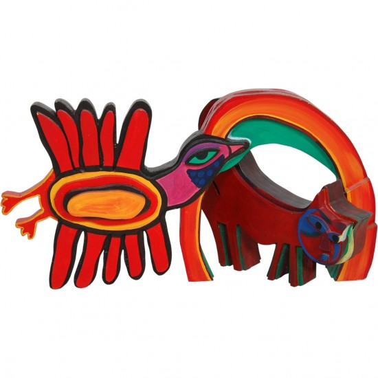 Corneille, Rainbow with cat