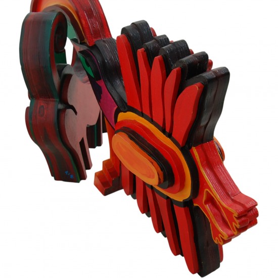 Corneille, Rainbow with cat