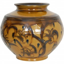Herman A. Kähler. Plump vase