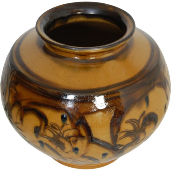 Herman A. Kähler. Plump vase