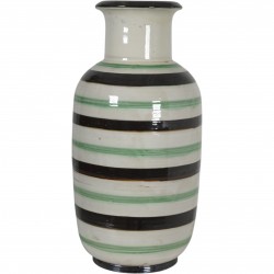 Herman A. Kähler. Stor vase af glaseret keramik.