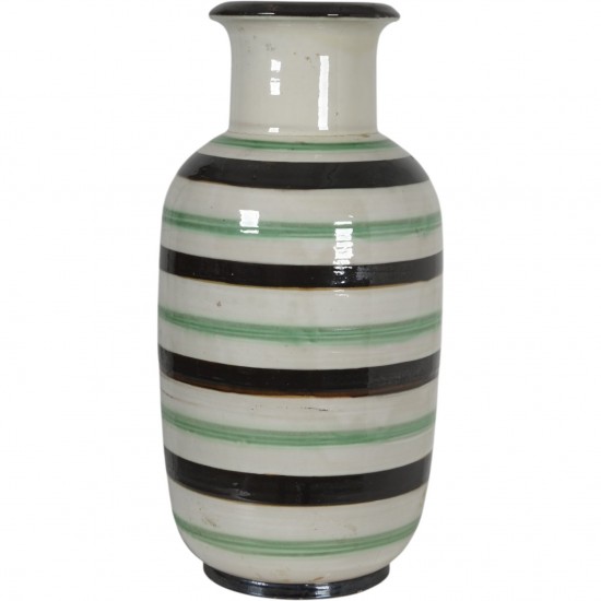 Herman A. Kähler. Stor vase af glaseret keramik.