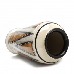 Kähler: Gulvvase af lertøj.