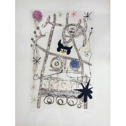 Joan Miró (1893-1983). Les Forestiers Bistre