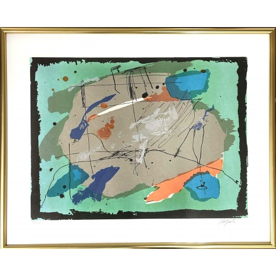 Robert Jacobsen (1912-1993): Composition. Approx. 1985.