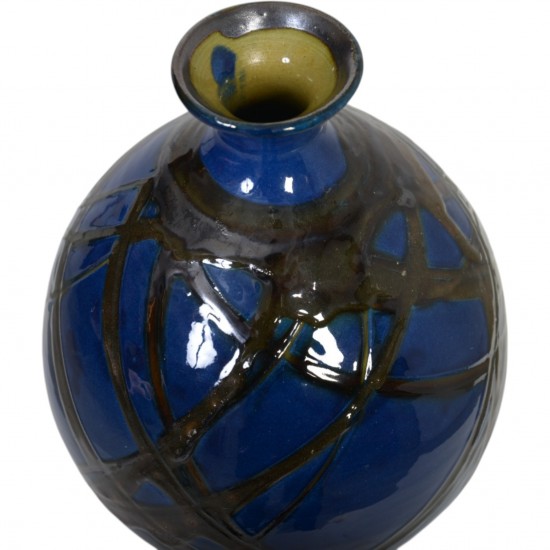 Herman A. Kähler. Vase af keramik. 