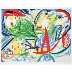 Jørgen Nash (1920-2004). 'Gertrud Stein og Alice B. Toklas i Paris'.