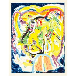 Jørgen Nash (1920-2004). 'Betty Blue plukker blåbær'.