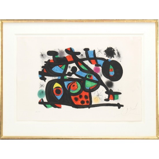 Joan Miro (1883-1993): 'La Rapt'.