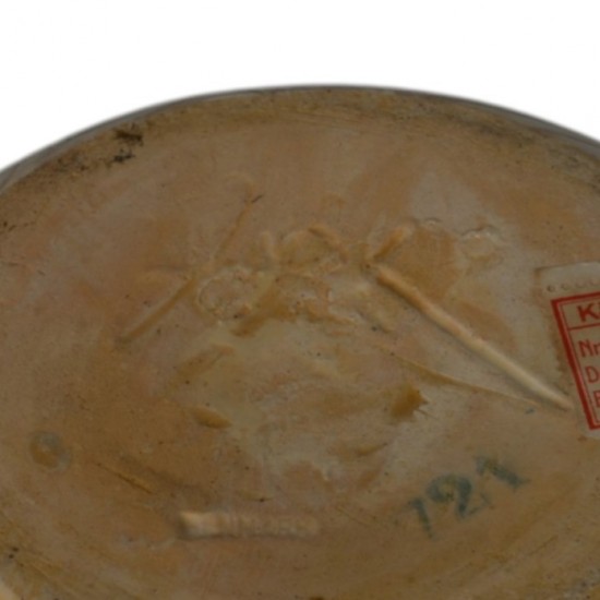 Herman. A. Kähler.Vase af lertøj.