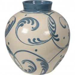 Herman. A. Kähler. Vase af lertøj.