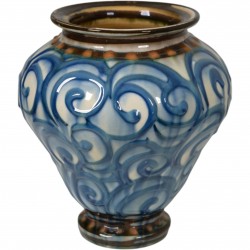 Herman. A. Kähler.Vase af lertøj.