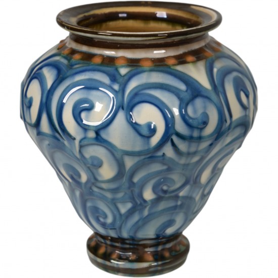 Herman. A. Kähler.Vase af lertøj.