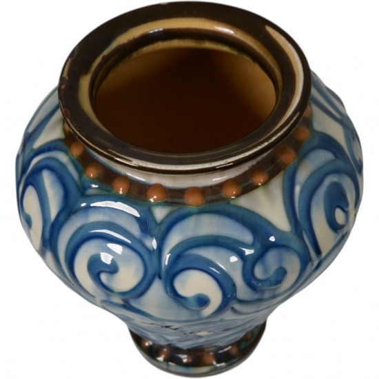 Herman. A. Kähler.Vase af lertøj.