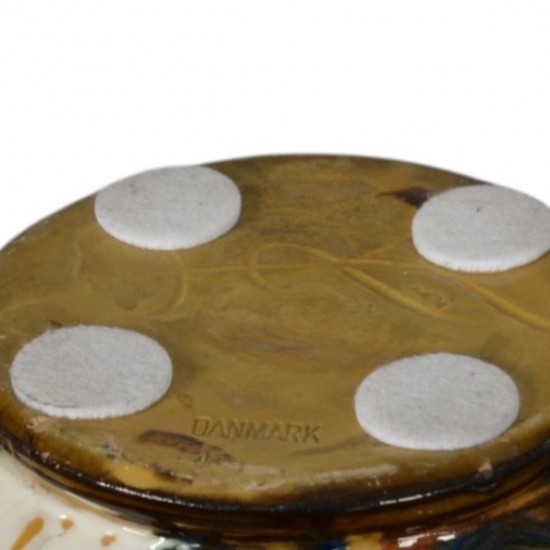 Herman. A. Kähler. Gulvvase af lertøj.