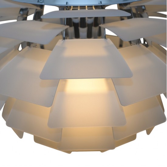 Poul Henningsen Kogle i Mat glas 60 cm.