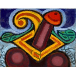 Henry Heerup: “Favntaget”. Sign. Heerup 1975.  Henry Heerup: “Favntaget”. Sign. Heerup 1975.