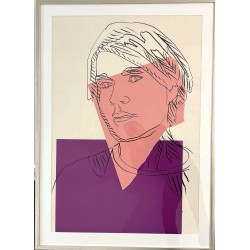 Andy Warhol, litografisk Selvportræt. Andy Warhol, litografisk Selvportræt.