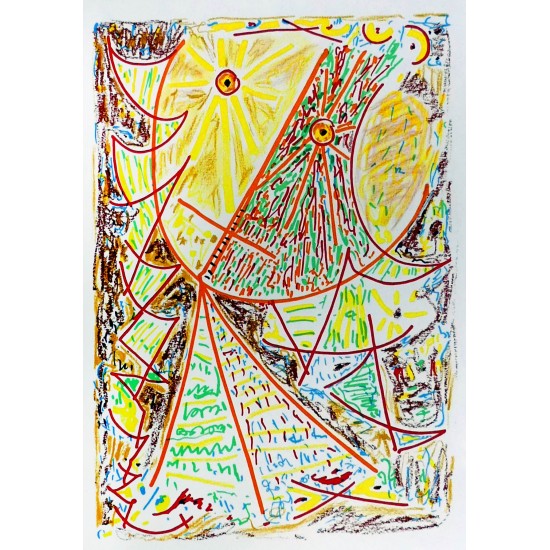 Egill Jacobsen (1910-1998): 'Maskefigur'. Egill Jacobsen (1910-1998): 'Maskefigur'.