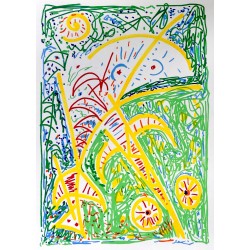 Egill Jacobsen (1910-1998): 'Maskefigur'.   Egill Jacobsen (1910-1998): 'Maskefigur'.
