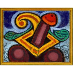 Henry Heerup: “Favntaget”. Sign. Heerup 1975.  Henry Heerup: “Favntaget”. Sign. Heerup 1975.